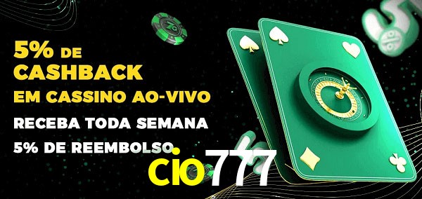 Promoções do cassino ao Vivo cio777